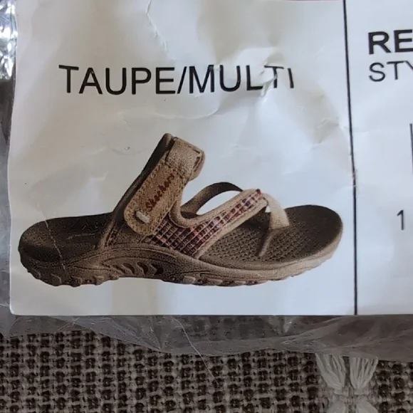 Skechers Taupe Multi Sandals - Picture 1 of 6